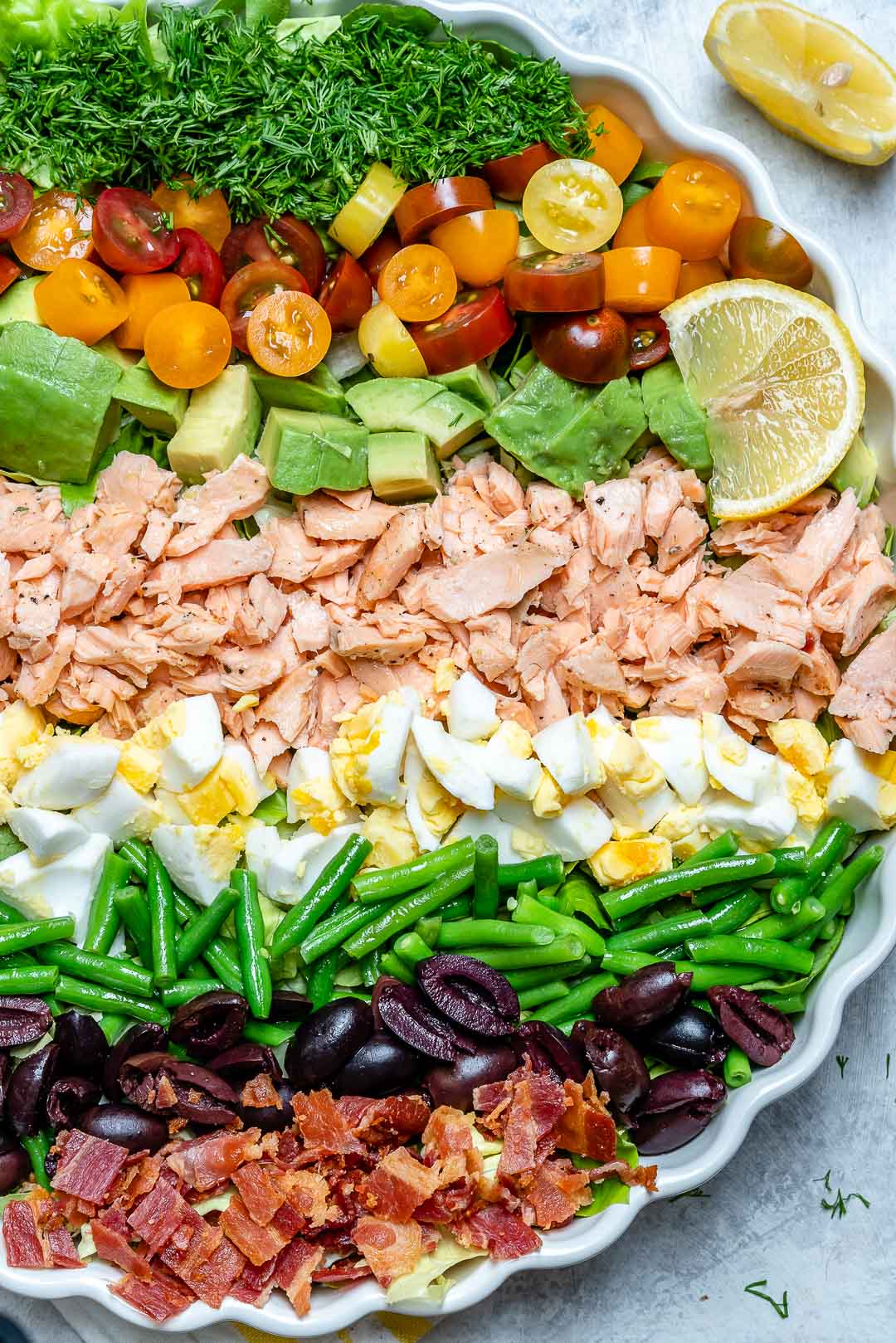 Make this Salmon Cobb Salad for a Beautiful Clean Eating Approved Meal ...