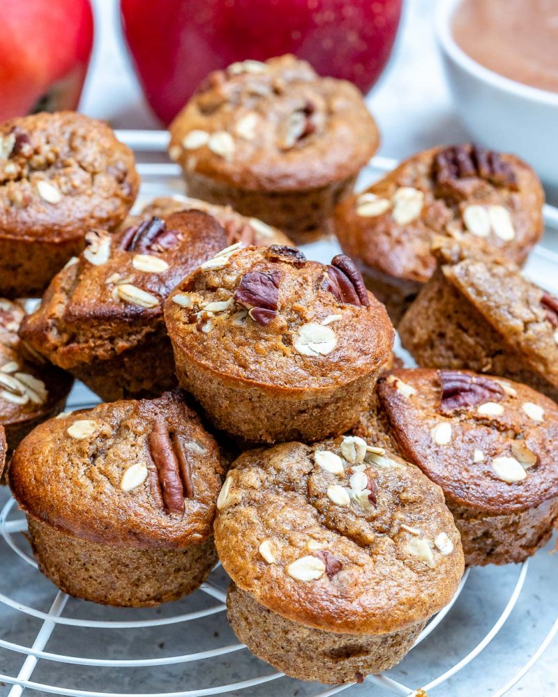 PB Applesauce Mini Muffins for the PERFECT Autumn Breakfast or Snack