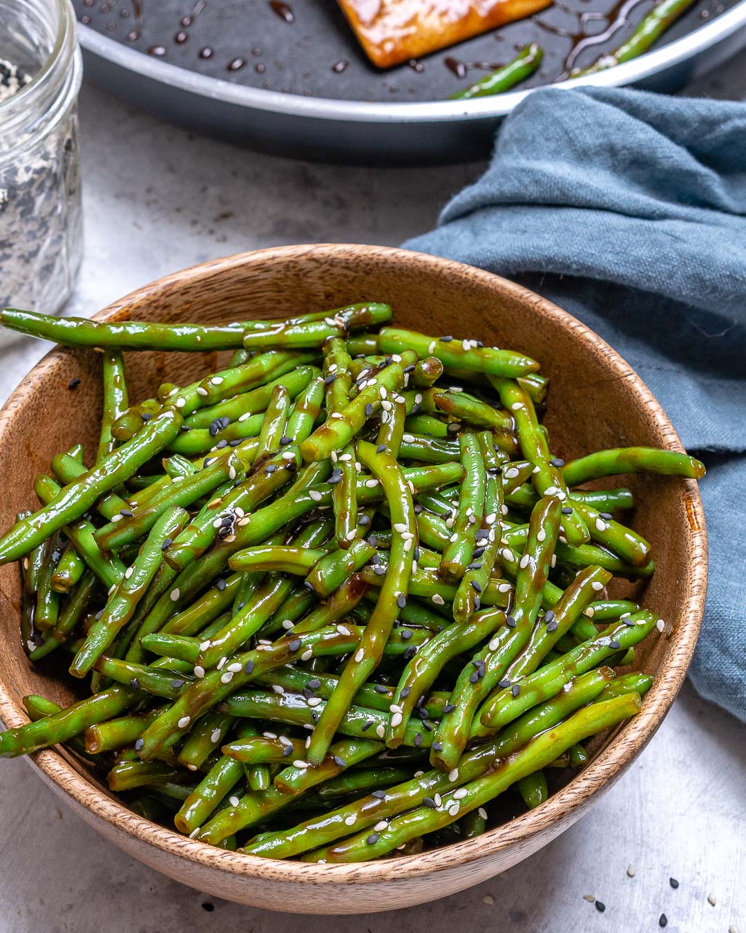 Teriyaki Green Beans for a Clean Eating Side Dish! | Clean Food Crush