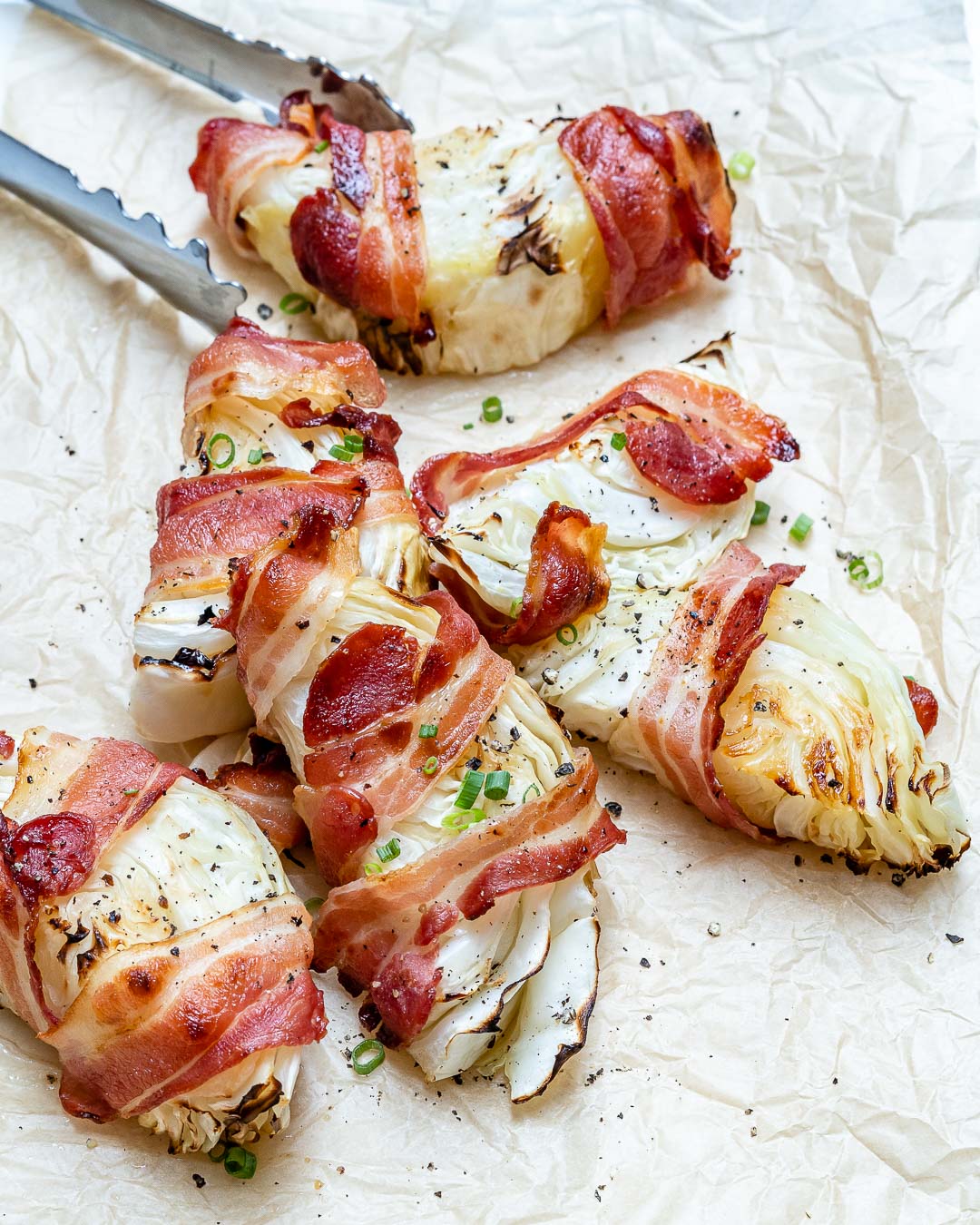 Bacon Wrapped Cabbage
