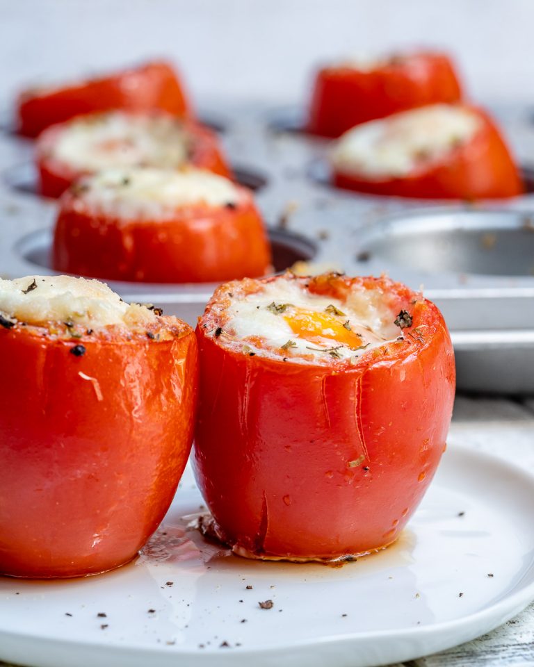 Egg Stuffed Italian Tomatoes for a Simple Clean Eating Breakfast ...