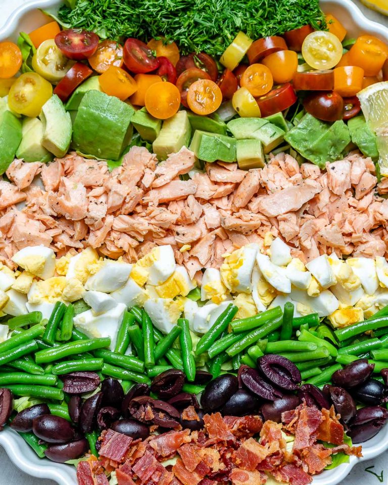 Make this Salmon Cobb Salad for a Beautiful Clean Eating Approved Meal ...