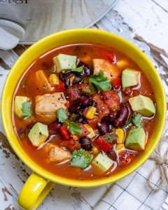 Mexican Fiesta Chicken Soup for a Cozy Clean Eating Dinner Idea | Clean ...