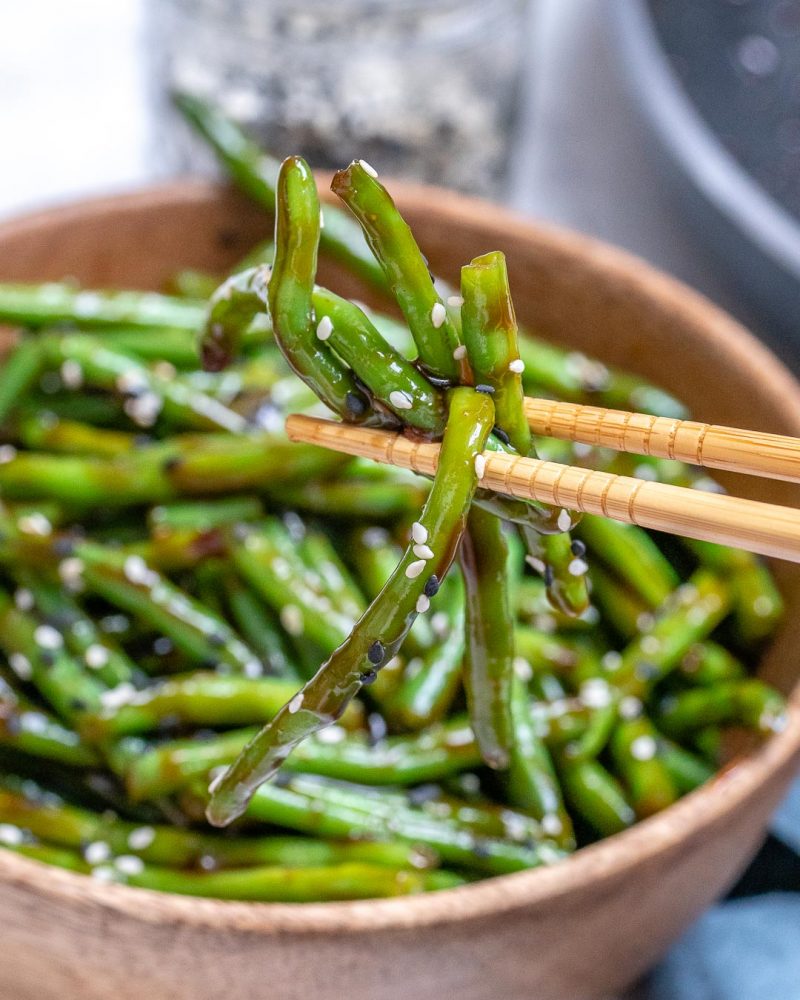 Teriyaki Green Beans for a Clean Eating Side Dish! Clean Food Crush