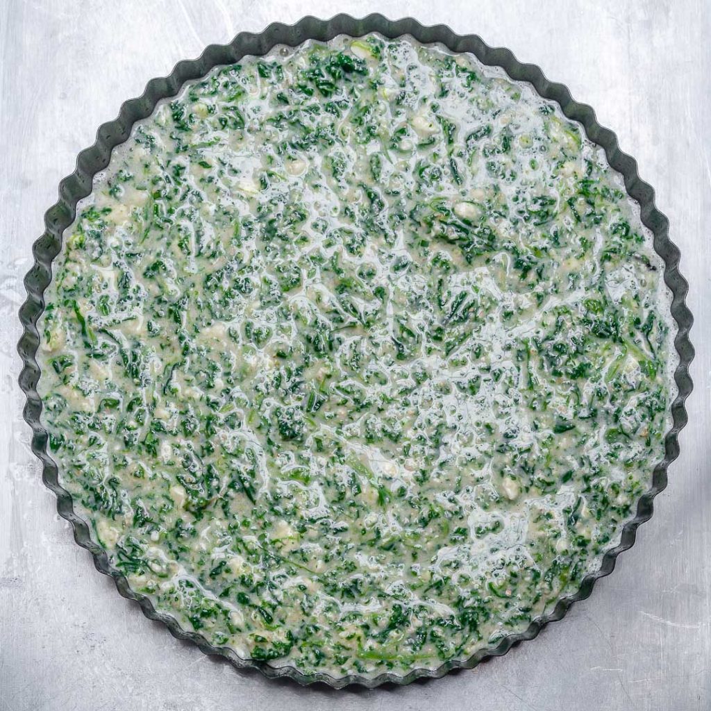 This Spinach Mushroom Crustless Quiche is Perfection! | Clean Food Crush