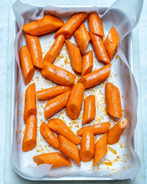 Easy Roasted Carrots for a Healthy Side Dish Idea! | Clean Food Crush