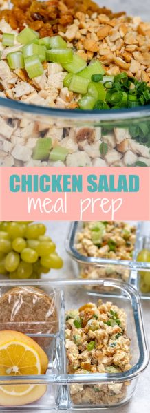 Chicken Salad Meal Prep For Easy, Healthy Lunchtime Convenience 