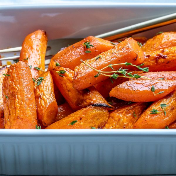 Easy Roasted Carrots for a Healthy Side Dish Idea! | Clean Food Crush