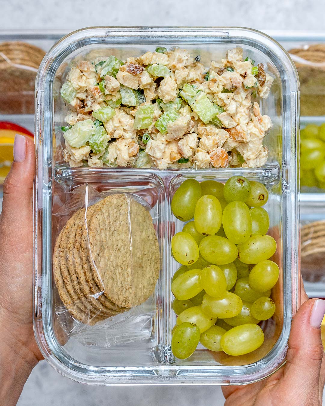 Chicken Salad Meal Prep for Easy, Healthy Lunchtime Convenience ...