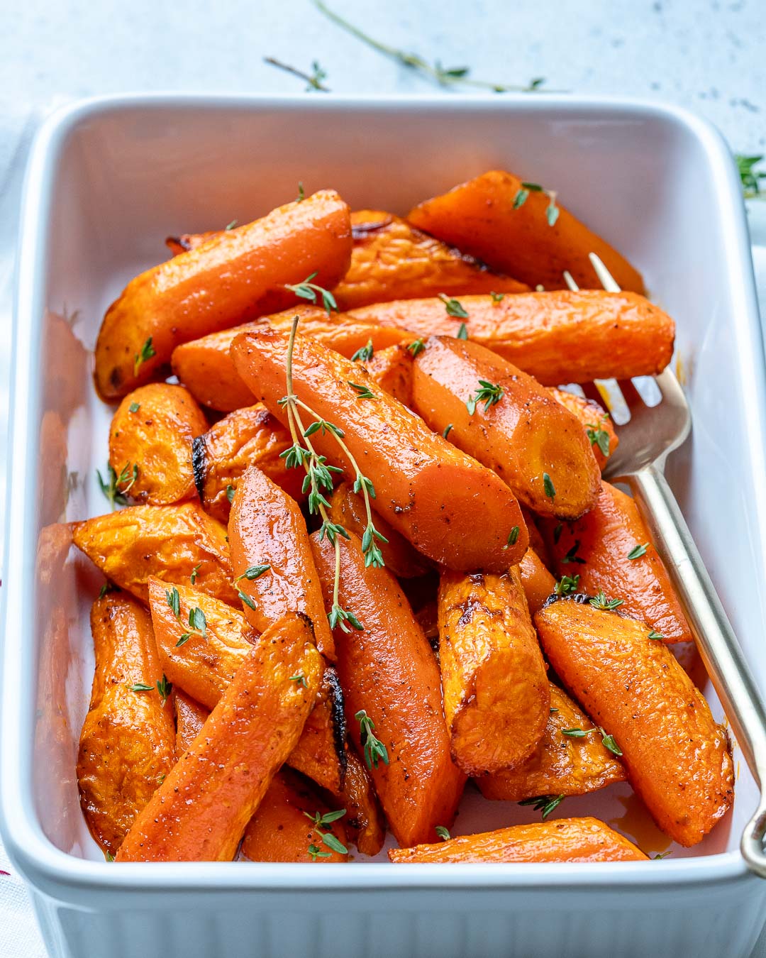 Easy Roasted Carrots for a Healthy Side Dish Idea! | Clean Food Crush
