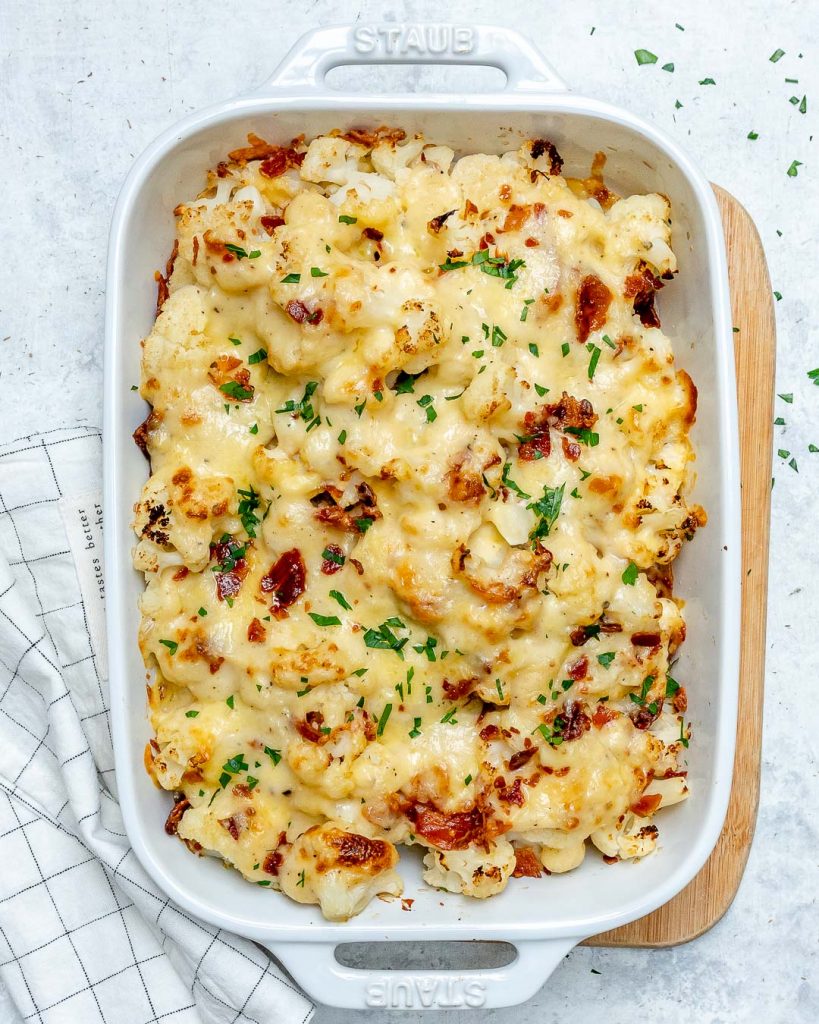 Healthier Cauliflower Gratin for a Delicious Side Dish! | Clean Food Crush