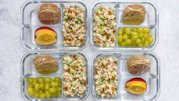 Chicken Salad Meal Prep for Easy, Healthy Lunchtime Convenience ...