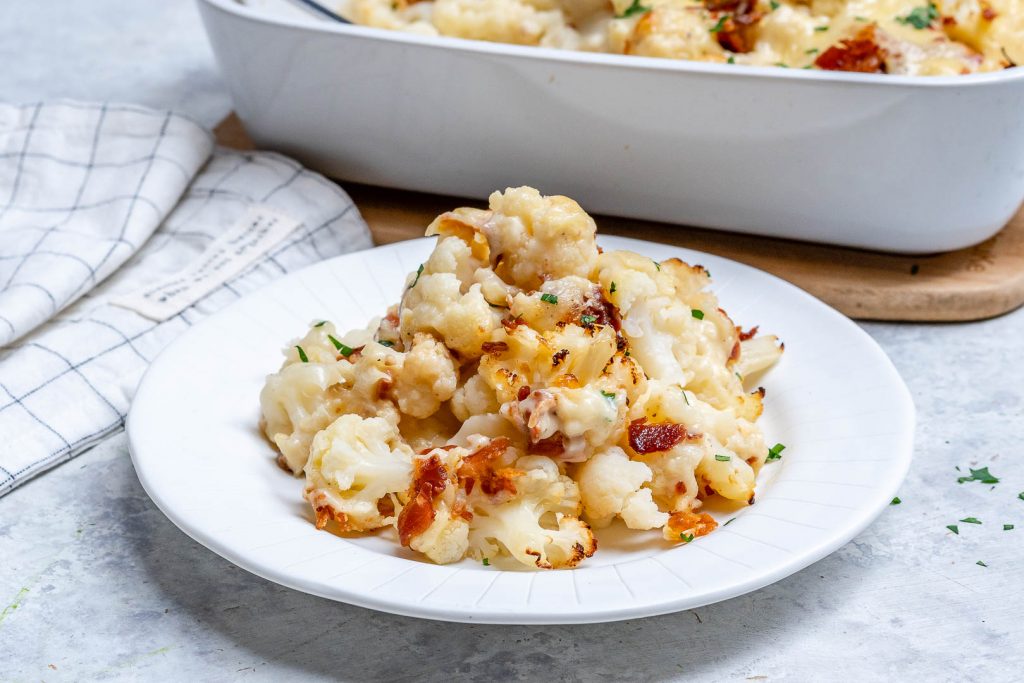 Healthier Cauliflower Gratin for a Delicious Side Dish! Clean Food Crush