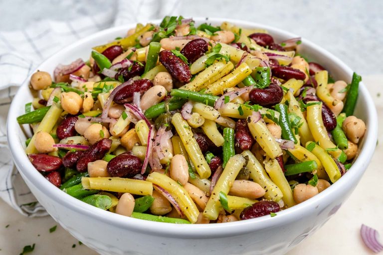 CFC’s FAVORITE Homemade Five Bean Salad! Clean Food Crush
