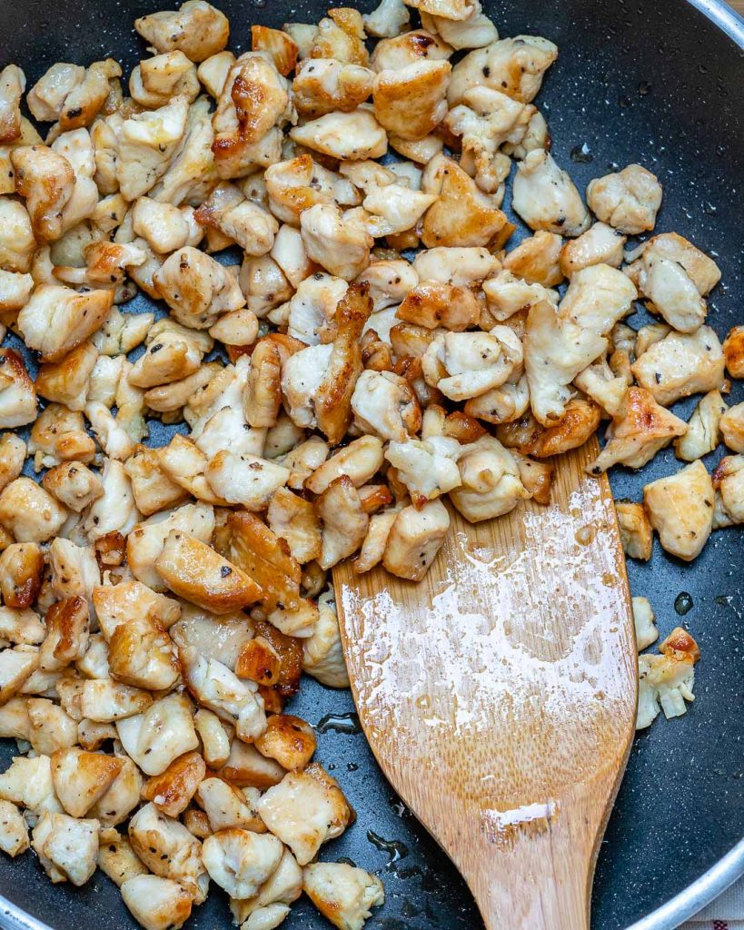 PB Chicken Lettuce Wraps for a Light Clean Eating Meal Idea! Clean
