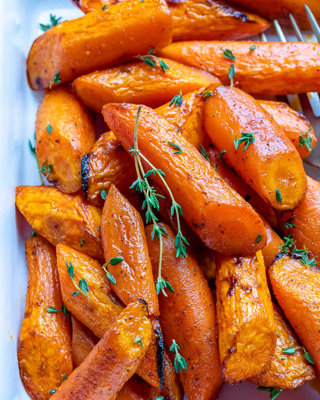 Easy Roasted Carrots for a Healthy Side Dish Idea! | Clean Food Crush