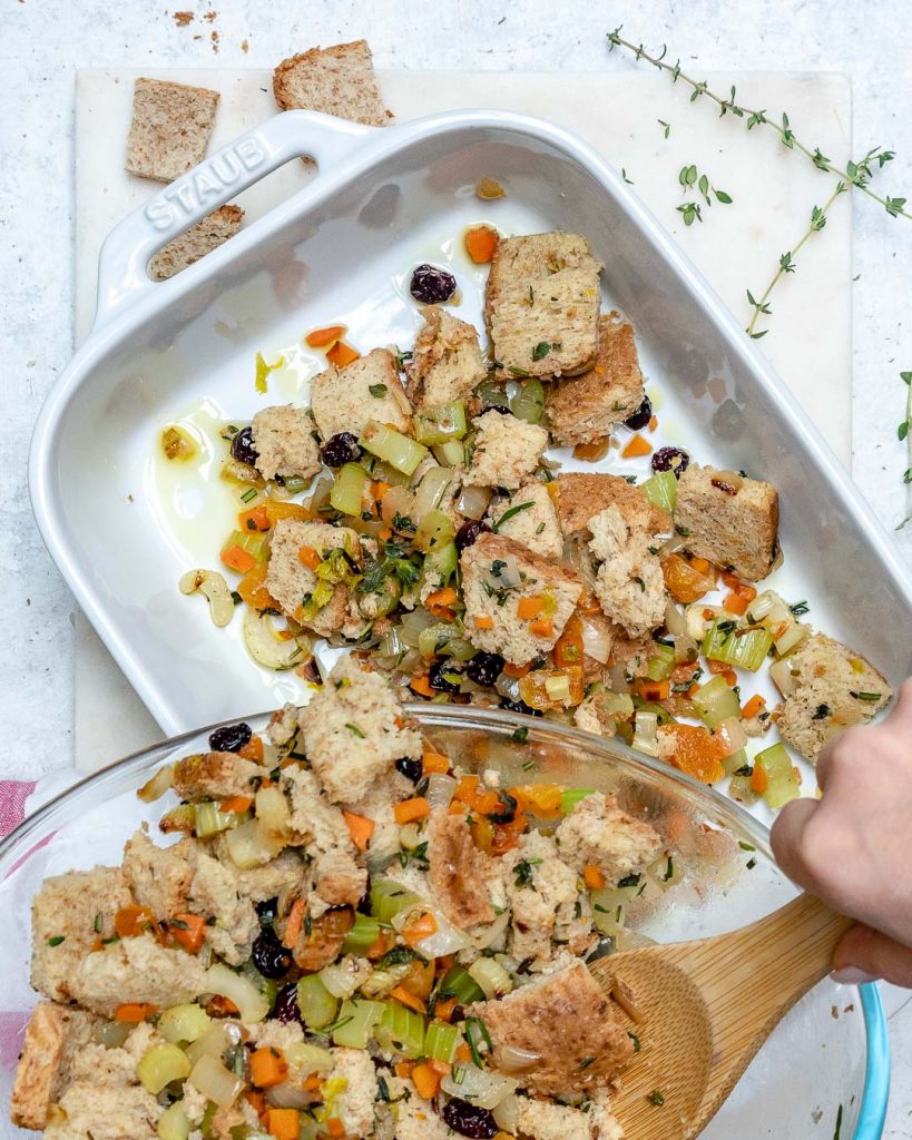 Ezekiel Bread Stuffing for a Clean Thanksgiving Side! Clean Food Crush