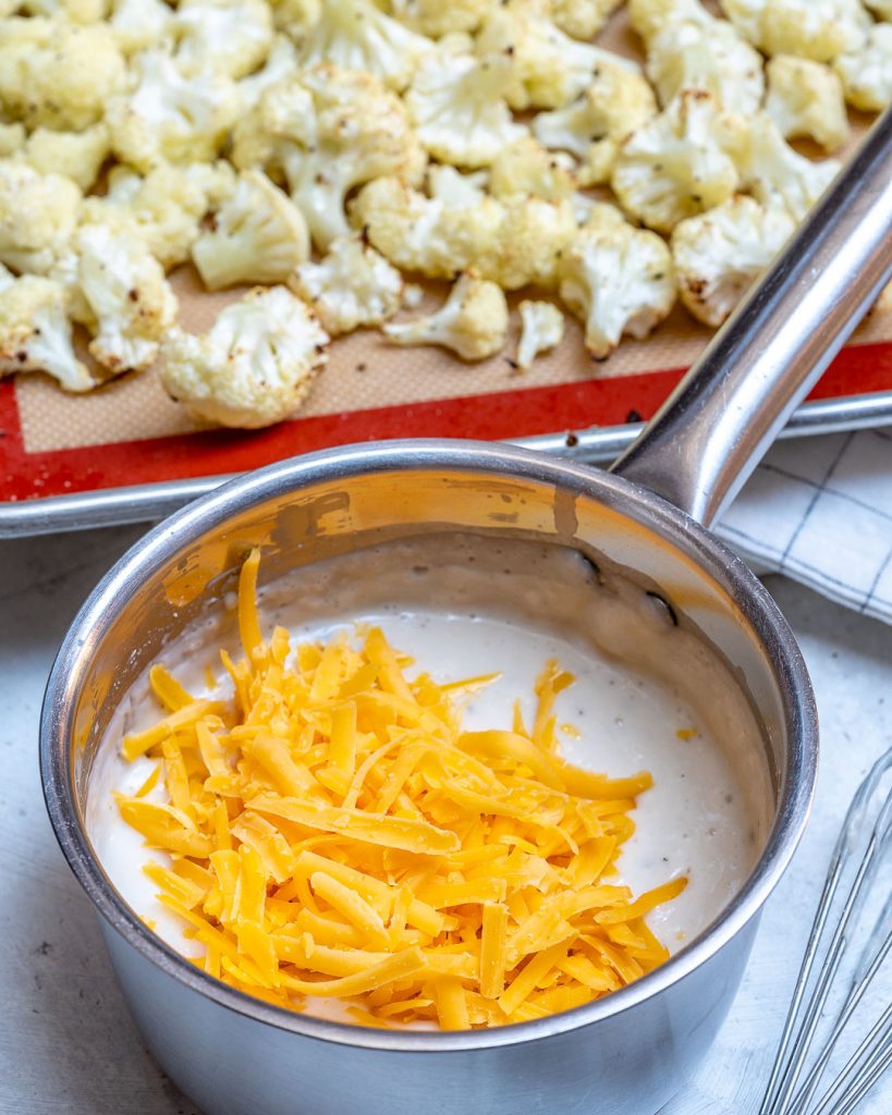 Delight Your Taste Buds with this Roasted Cauli N’ Cheese (Low Carb!) Clean Food Crush
