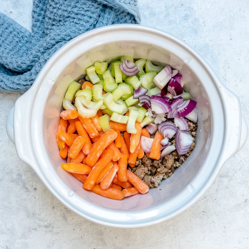 Warm up with this Healthy Turkey + Sausage + Spinach + White Bean Soup! Clean Food Crush