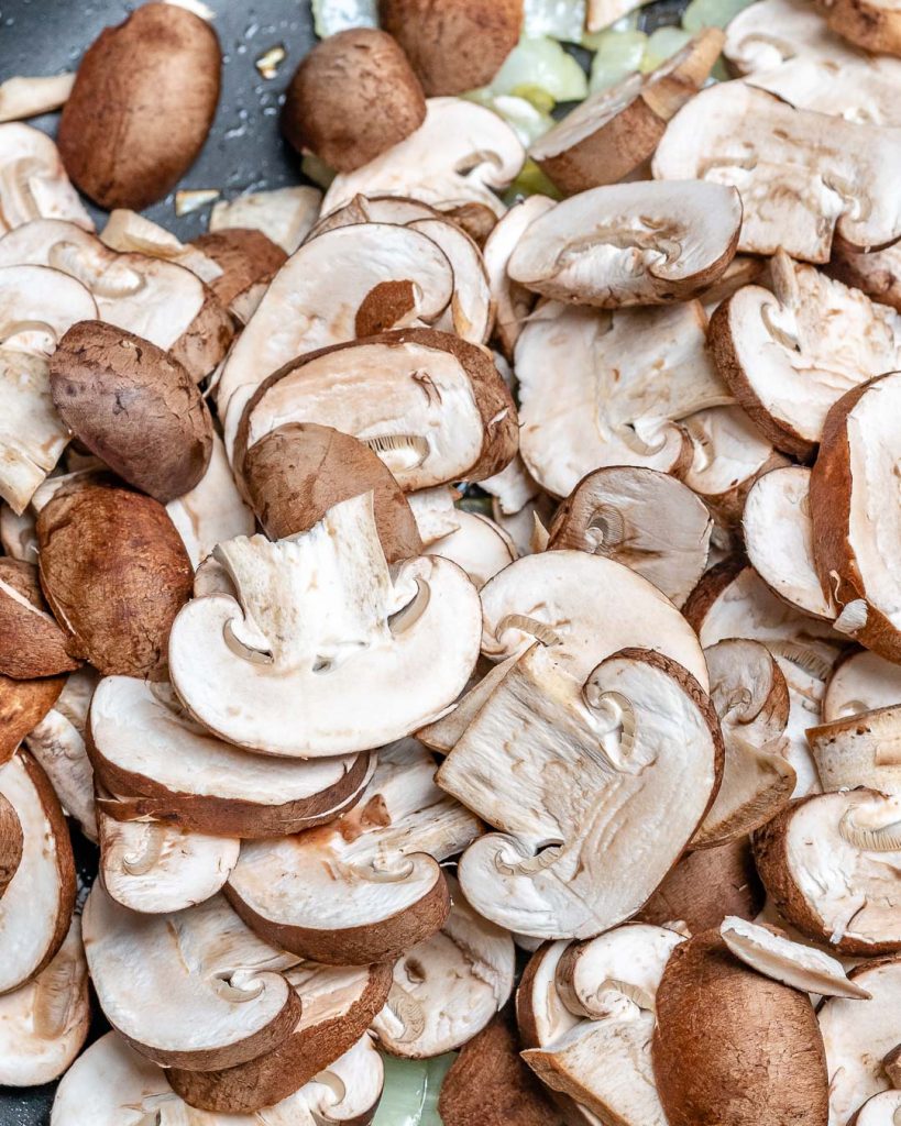 coconut-creamed-mushrooms-spinach-for-a-delicious-side-dish-clean-food-crush