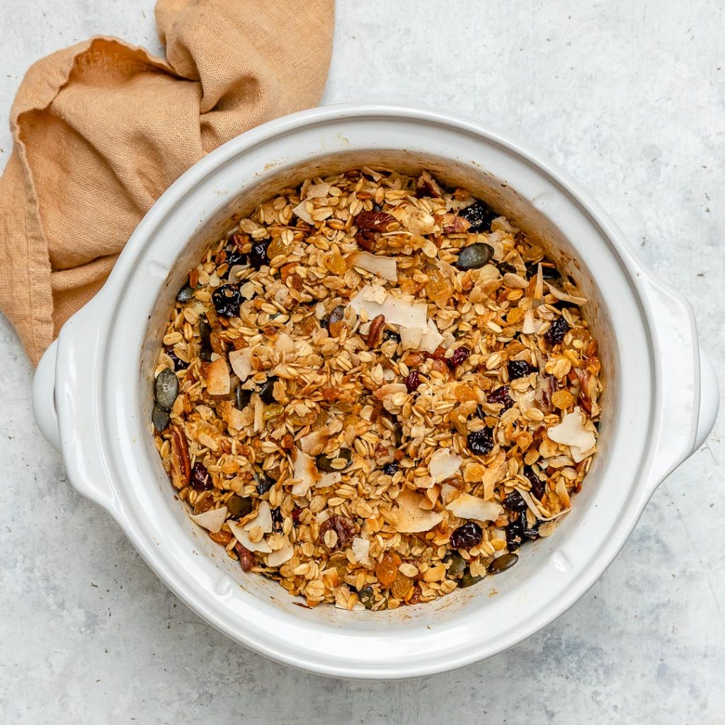 Super Easy Slow Cooker Granola for Morning Clean Eats! Clean Food Crush