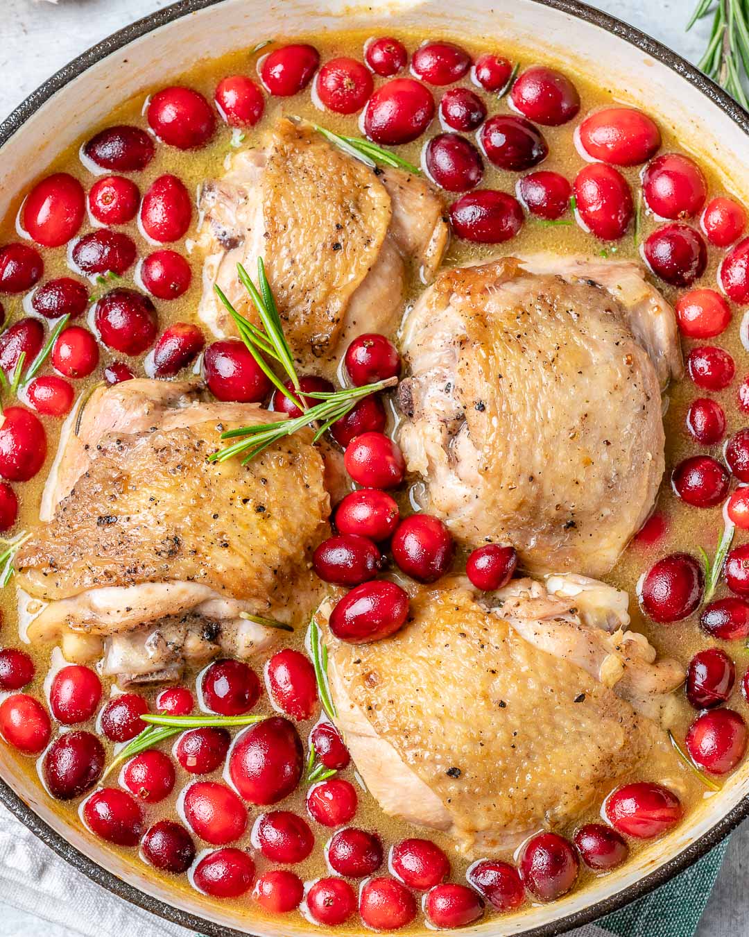 Orange Cranberry Chicken Skillet