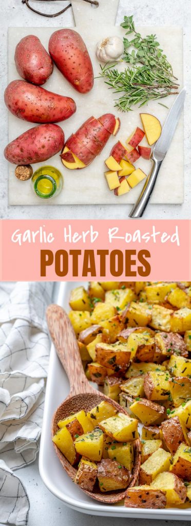 These Crispy Garlic Herb Roasted Potatoes Make a Delicious Side-Dish ...