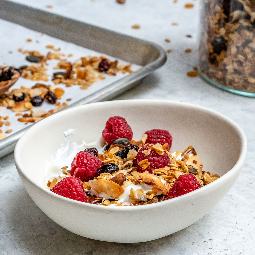Super Easy Slow Cooker Granola for Morning Clean Eats!