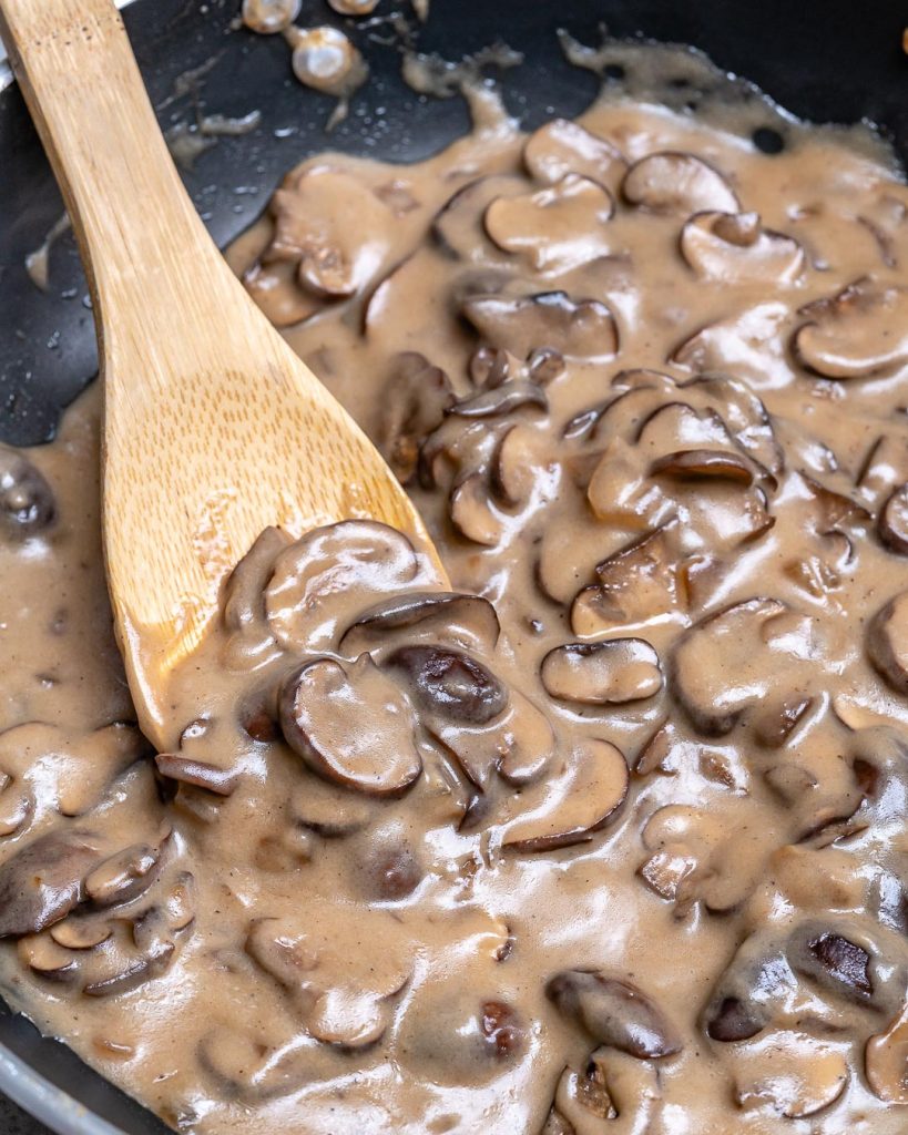 Coconut Creamed Mushrooms + Spinach for a Delicious Side Dish! | Clean