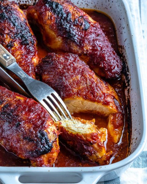 Easy and Clean Roasted BBQ Chicken for Happy Family Dinners! | Clean ...