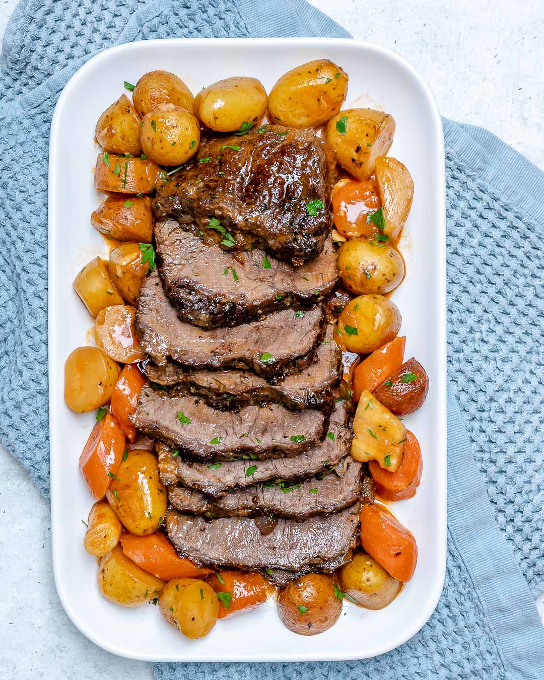 Easy Slow Cooker Pot Roast for a Beautiful Clean Eating Meal