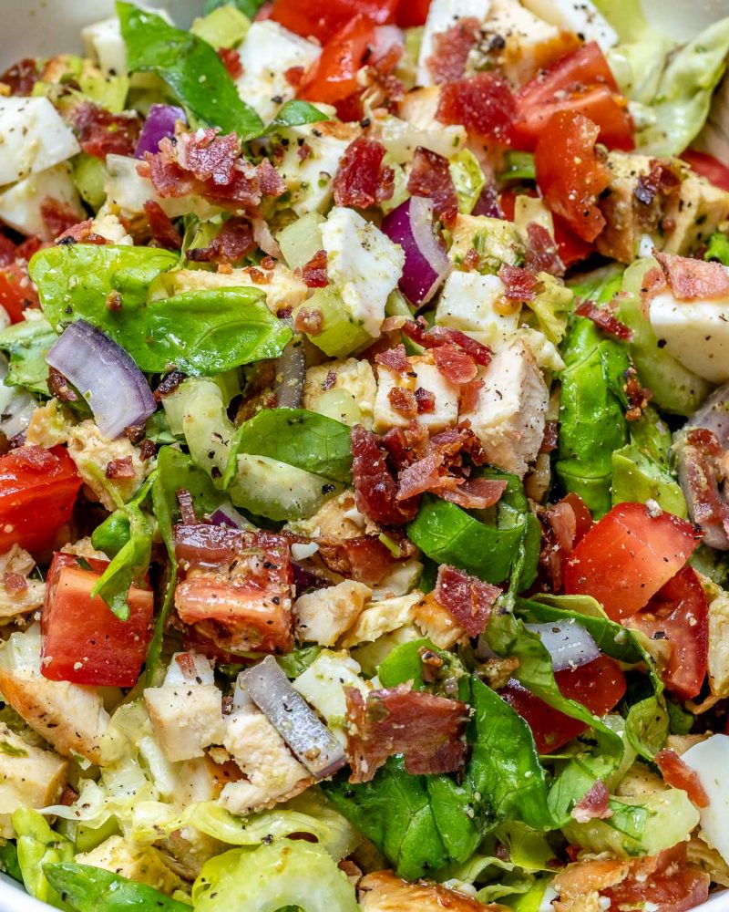Add this Clean Eating High Protein Chopped Salad to Your Meal Plan