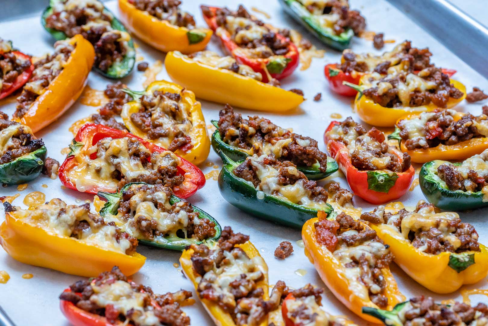 Taco Stuffed Mini Peppers