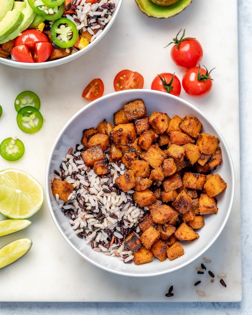 Butternut Squash Burrito Bowls for Clean Eating Comfort Food! | Clean ...