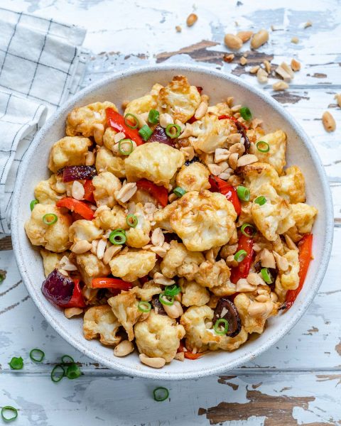Kung Pao Cauliflower for Creative Clean Eating! | Clean Food Crush