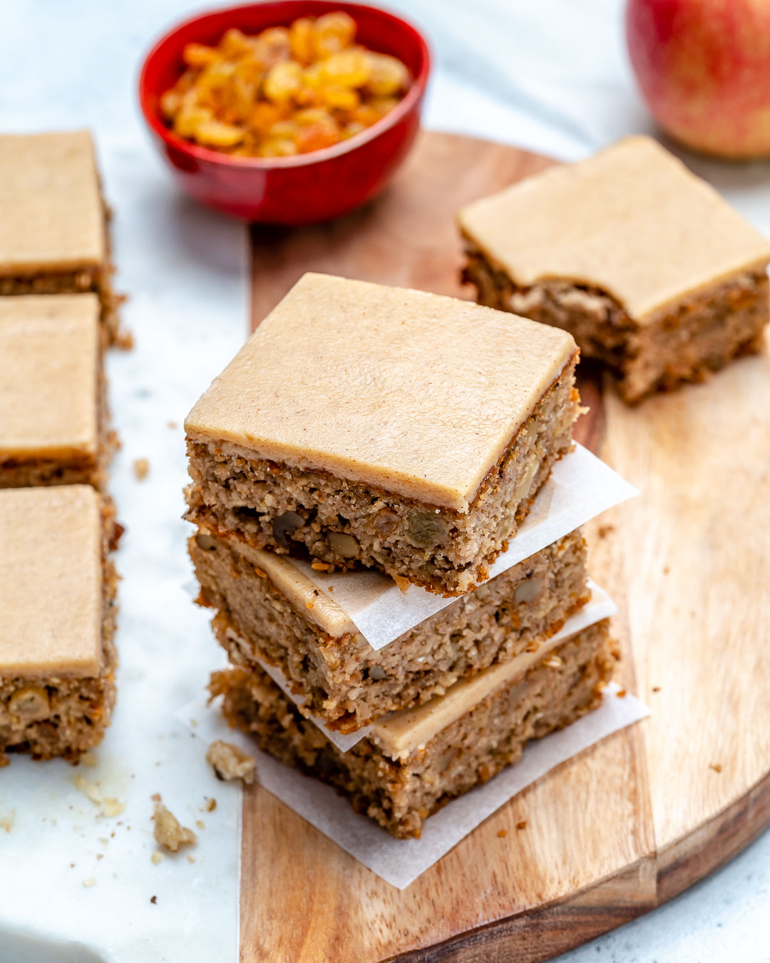 Rachel’s Peanut Butter Apple Pie Bars for a Clean Eating Treat Idea