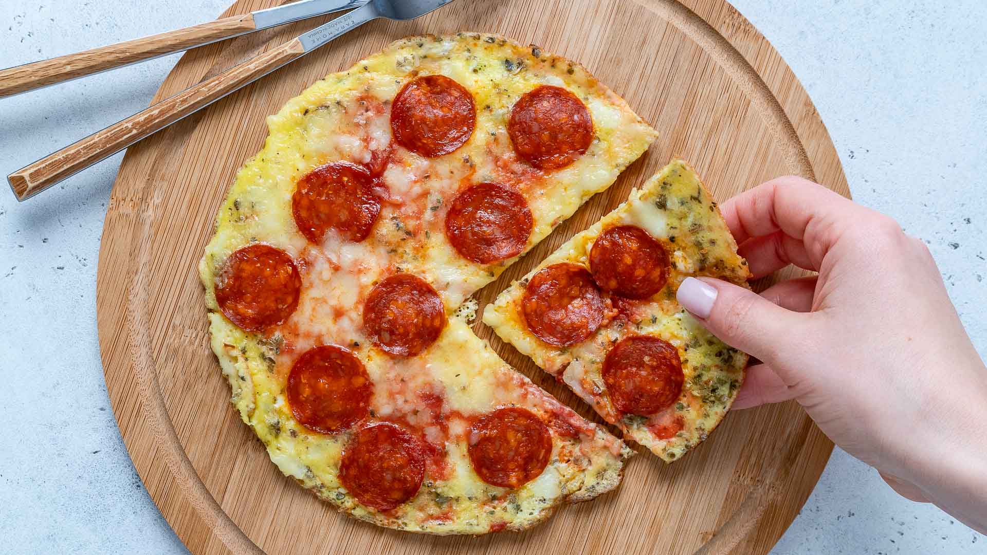 Pizza Inspired Omelette for Anytime of Day!