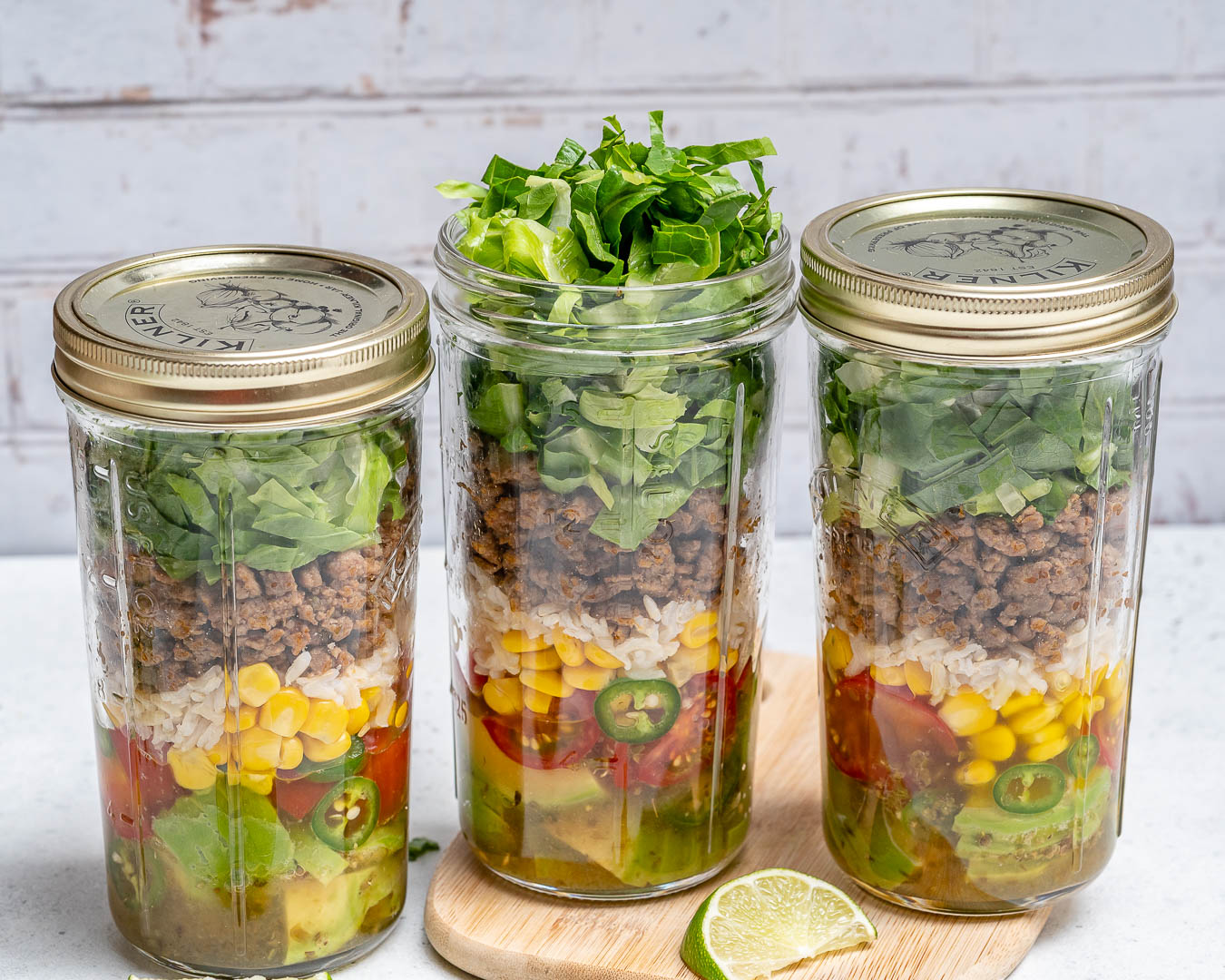 Taco Salad in a Jar