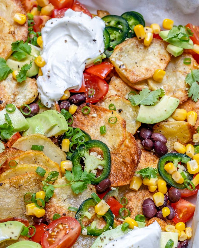 Healthier Crispy Potato “Nachos” for Super Creative Clean Eating