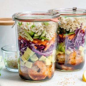 Deconstructed Sushi Jars for Clean Meal Prep! | Clean Food Crush