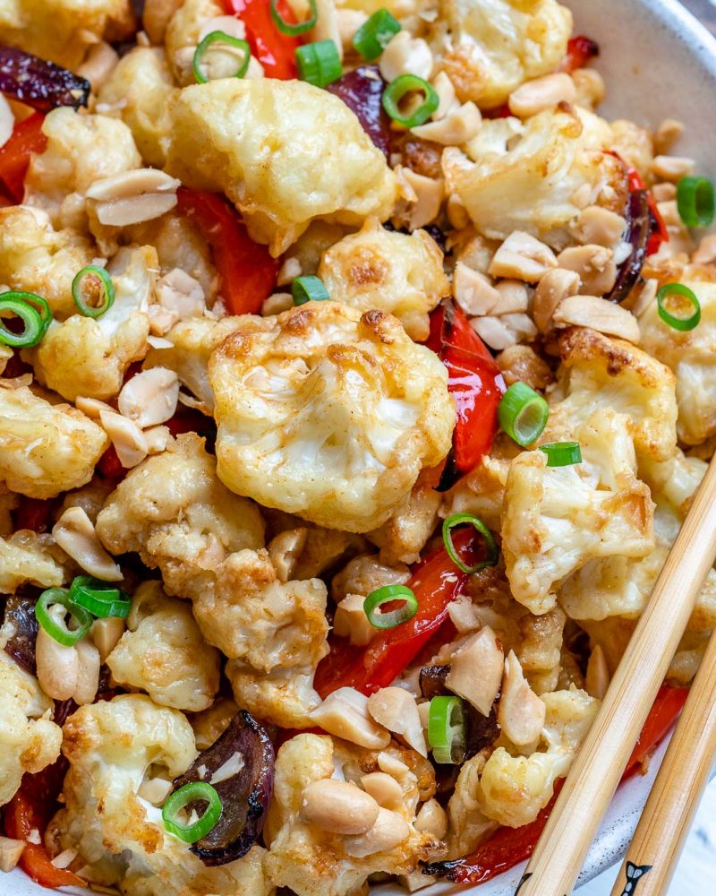 Kung Pao Cauliflower for Creative Clean Eating! Clean Food Crush