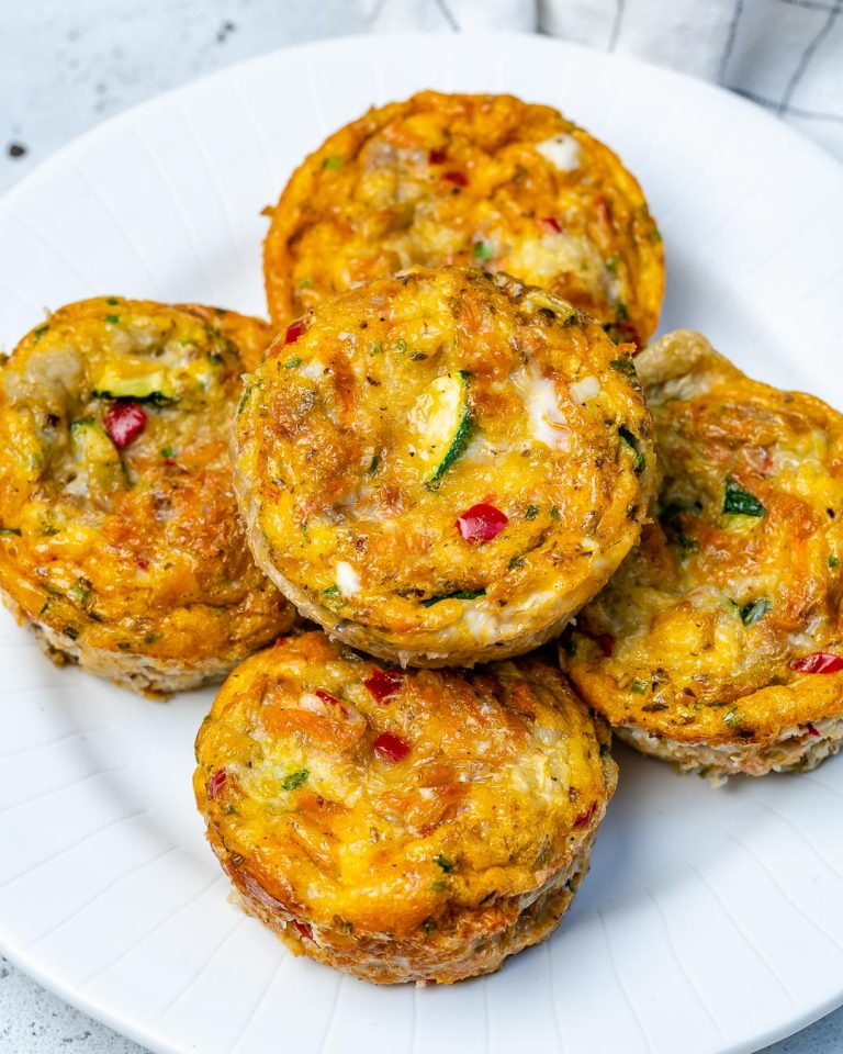VeggiePacked Frittata Egg Muffins for Cheery Mornings! Clean Food Crush