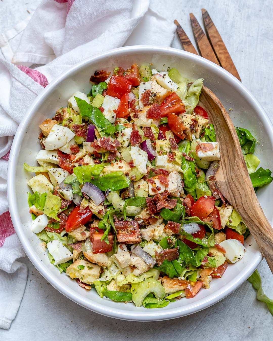 Add this Clean Eating High Protein Chopped Salad to Your Meal Plan