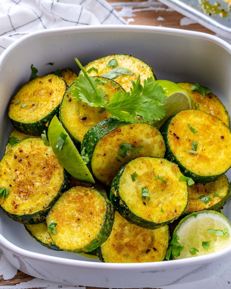 These Clean Eating Oven Curried Zucchini Rounds are DELISH! | Clean ...