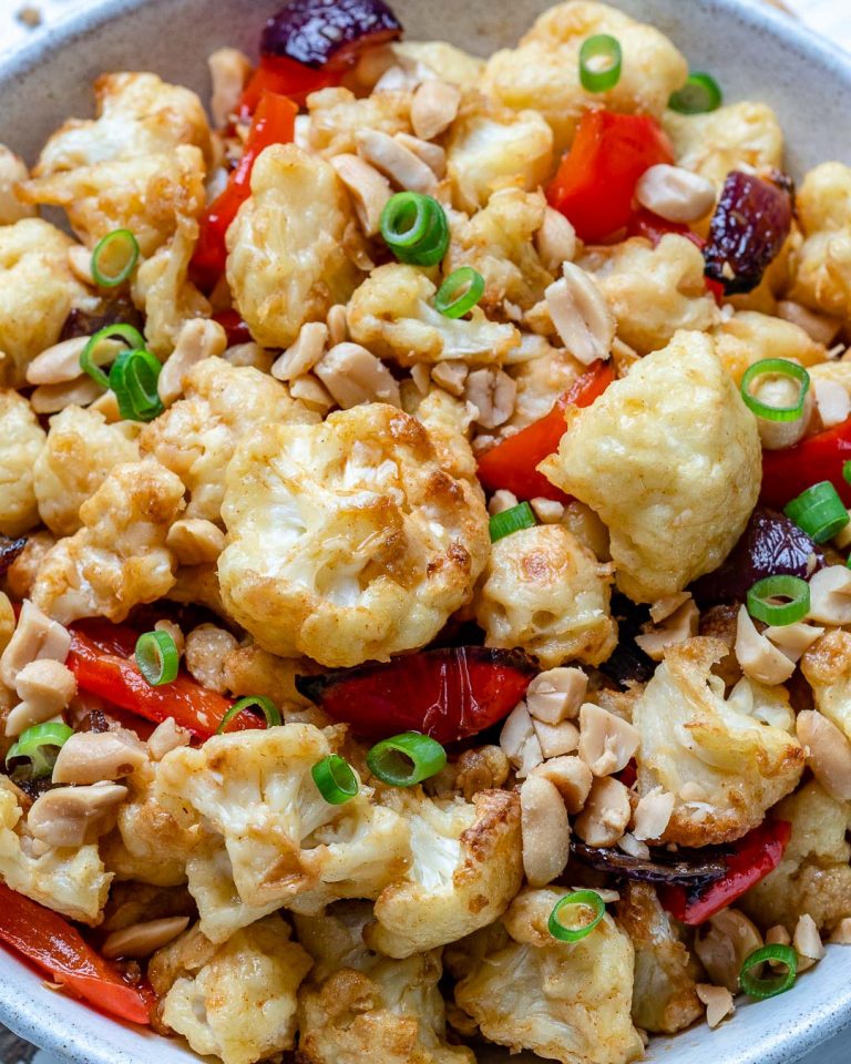 Kung Pao Cauliflower for Creative Clean Eating! Clean Food Crush