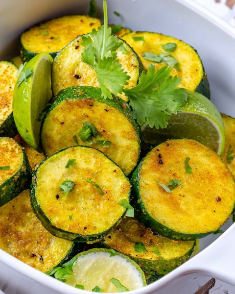 These Clean Eating Oven Curried Zucchini Rounds are DELISH! | Clean ...