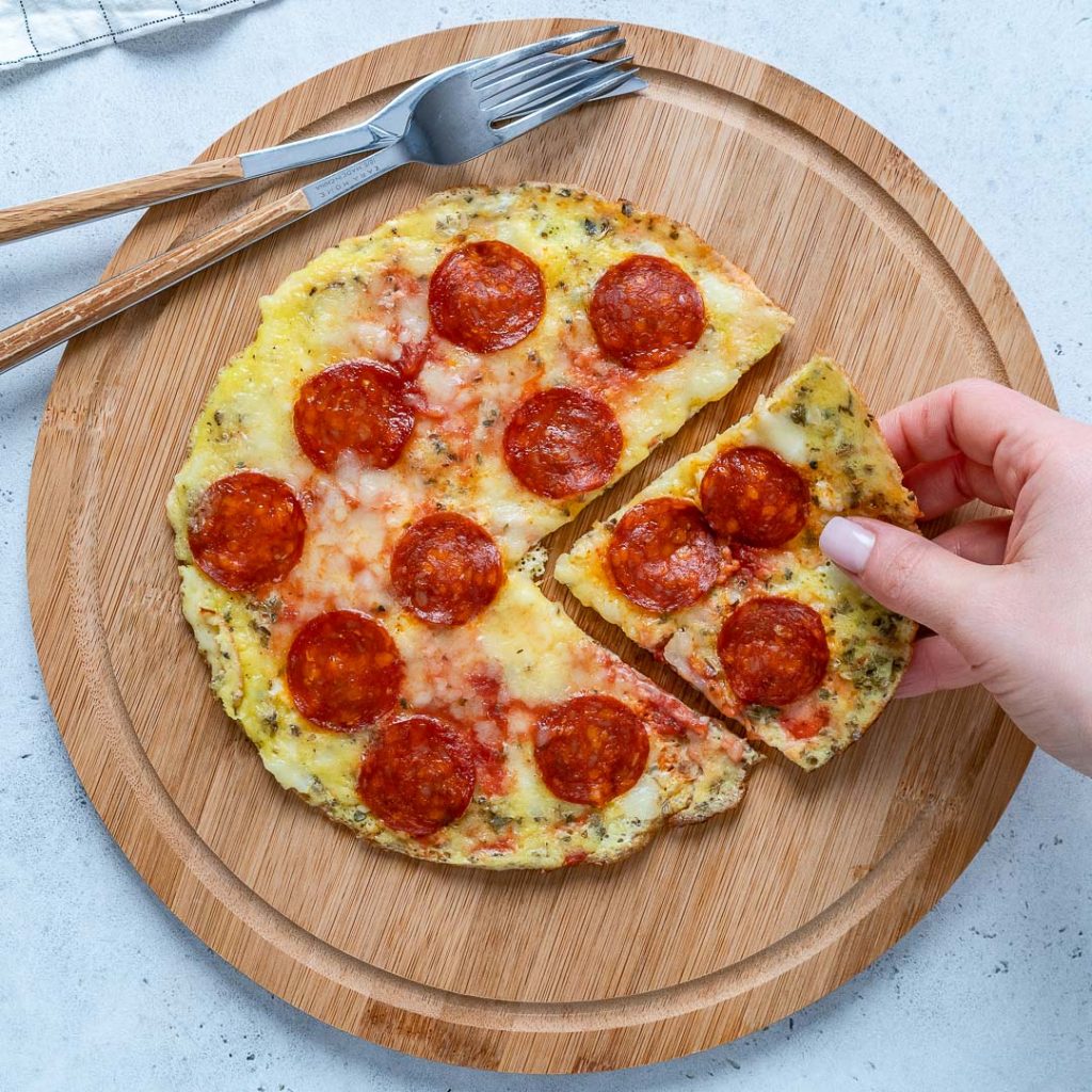 Pizza Inspired Omelette for Any Time of Day! Clean Food Crush