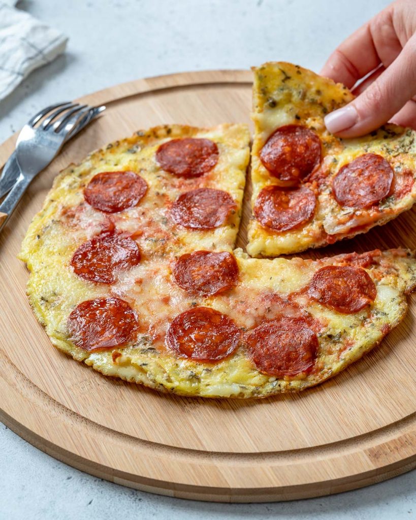 Pizza Inspired Omelette for Any Time of Day! Clean Food Crush