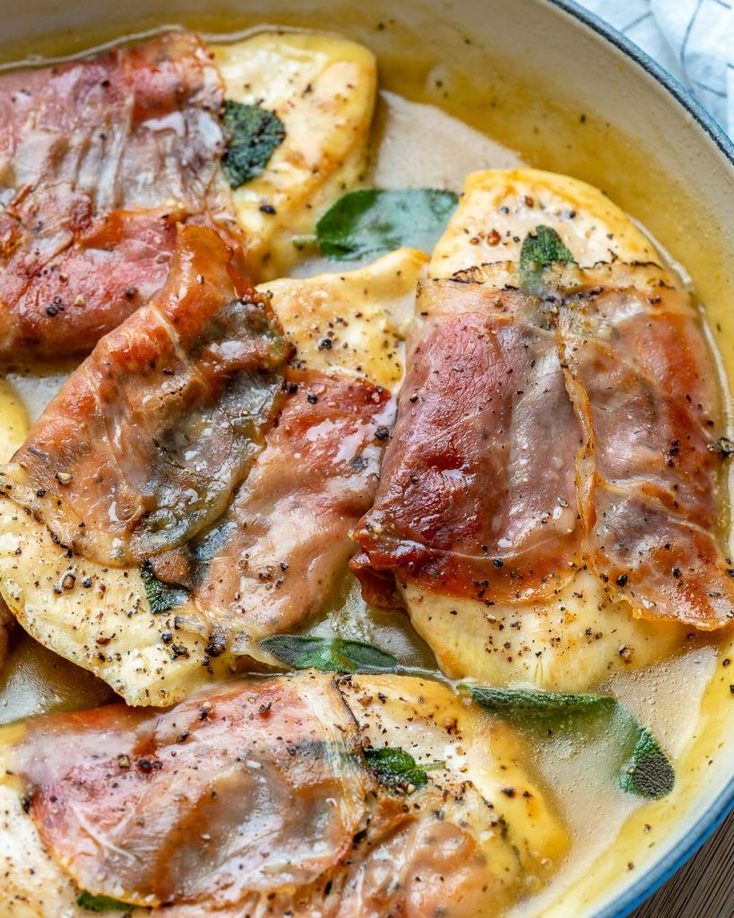 Chicken Saltimbocca For An Amazing Clean Eating Dinner Idea!