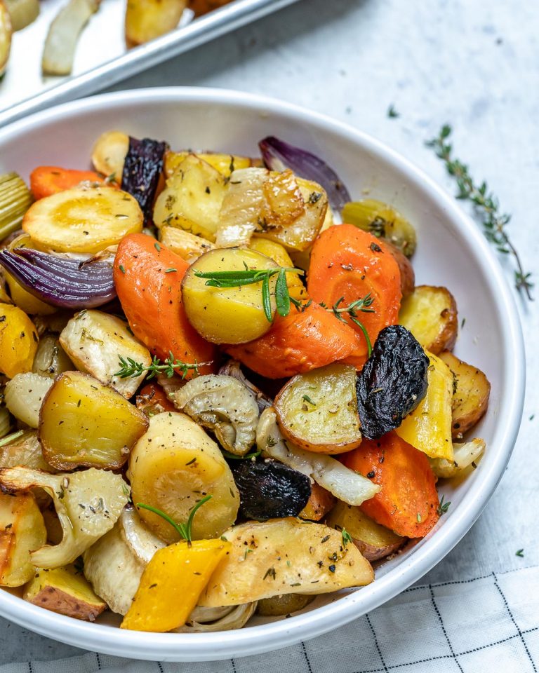 Eat Clean: Rosemary Roasted Root Vegetables! | Clean Food Crush